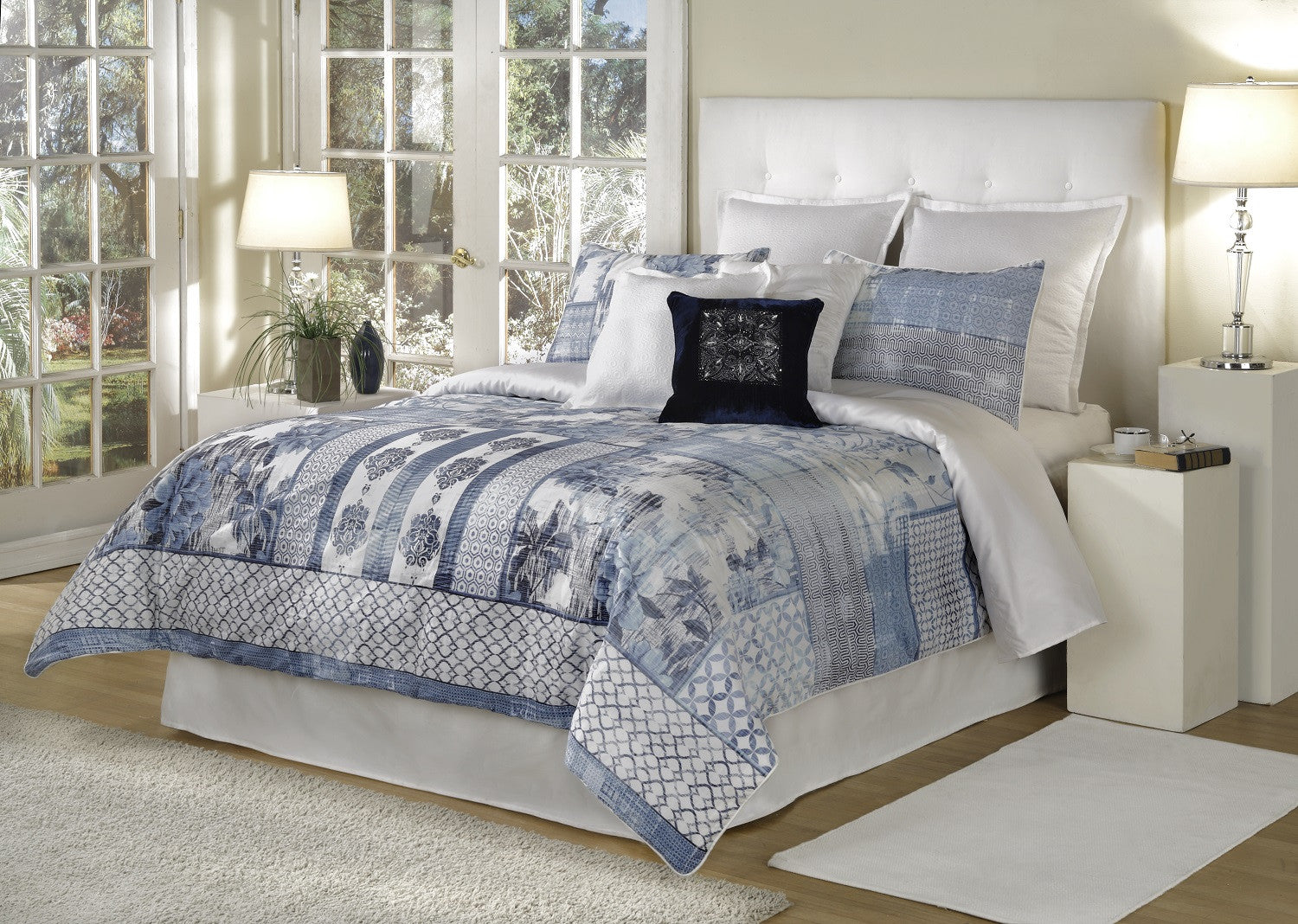 bed INC Quinn Blue Collection